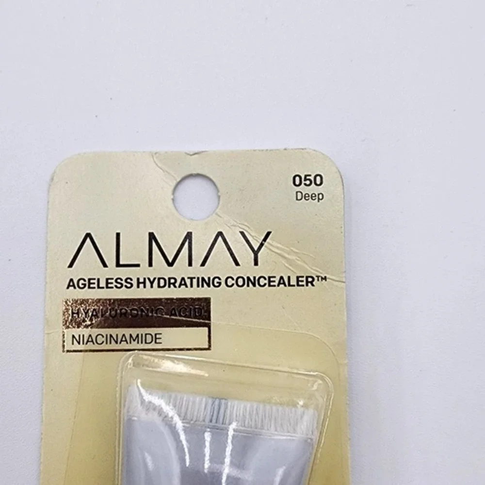 Almay Ageless Hydrating Concealer 050 Deep Hyaluronic Acid .37 Fl Oz New‎ in Box